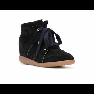 Isabel Marant Bobby Wedge Black Size 38
